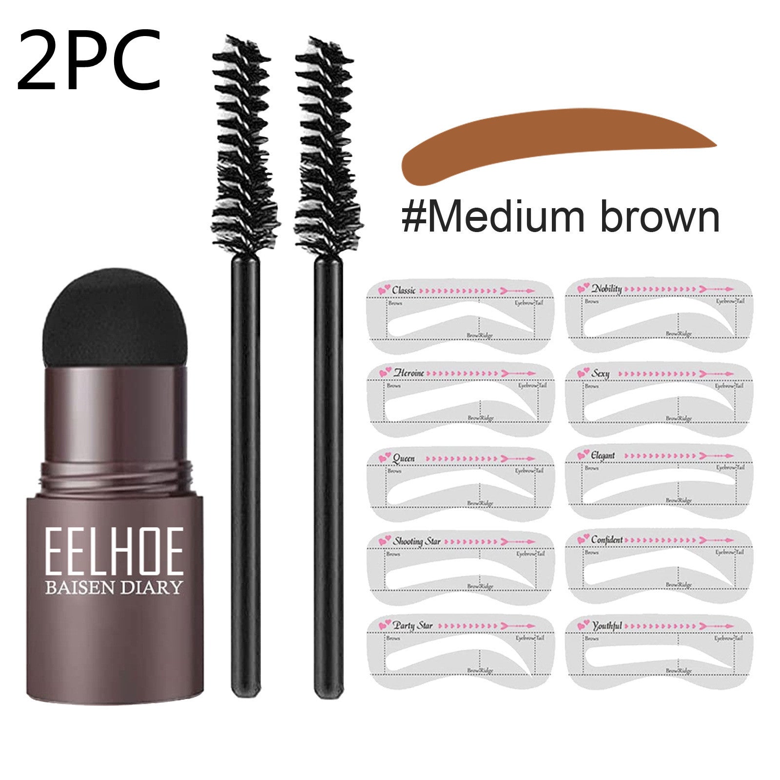 Eyebrow Mold Set Makeup Powder Eyebrow Mold Set Makeup Powder